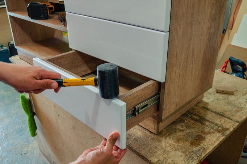 Broken Cabinet Repair detail